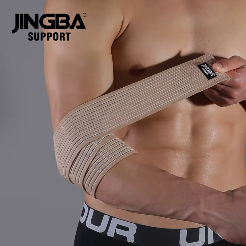 1 Pcs Adjustable Weightlifting Elbow Protector Elastic Straps for Fitness Bodybu