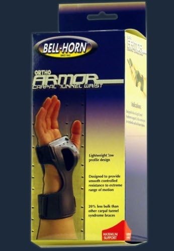 Bell-Horn Ortho Armor Carpal Tunnel Wrist Right Hand (Size: S) Black