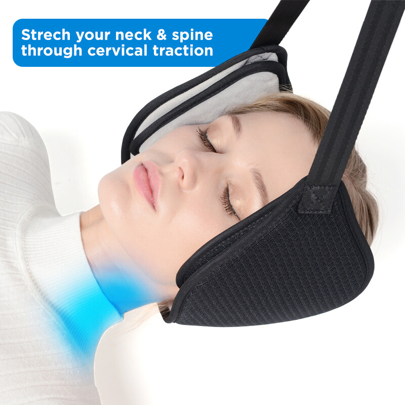Head Sling Hammock Stretcher – Back Pain Relief Cervical Traction Doorknob Sling