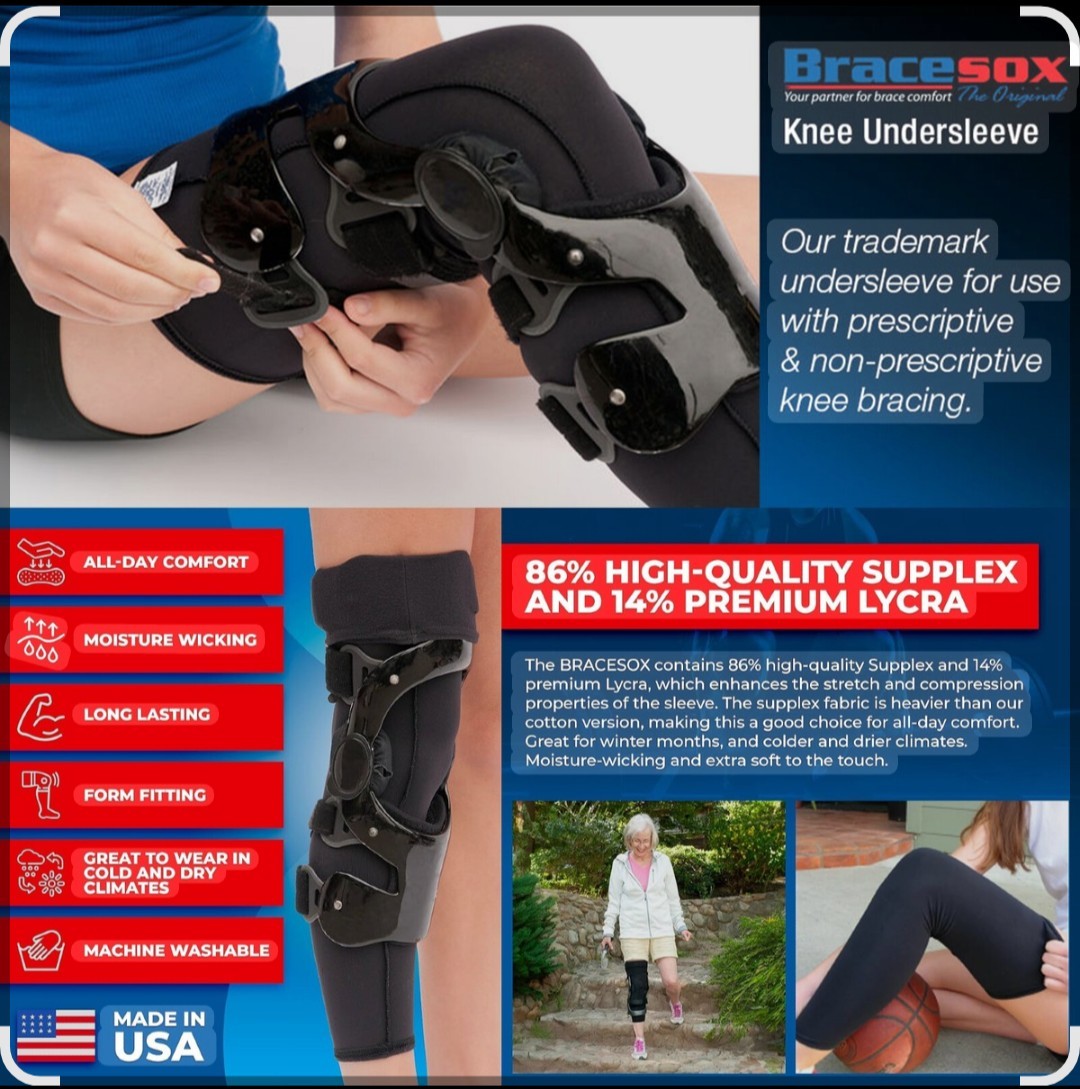 Braxesox Knee Undersleeve LARGE