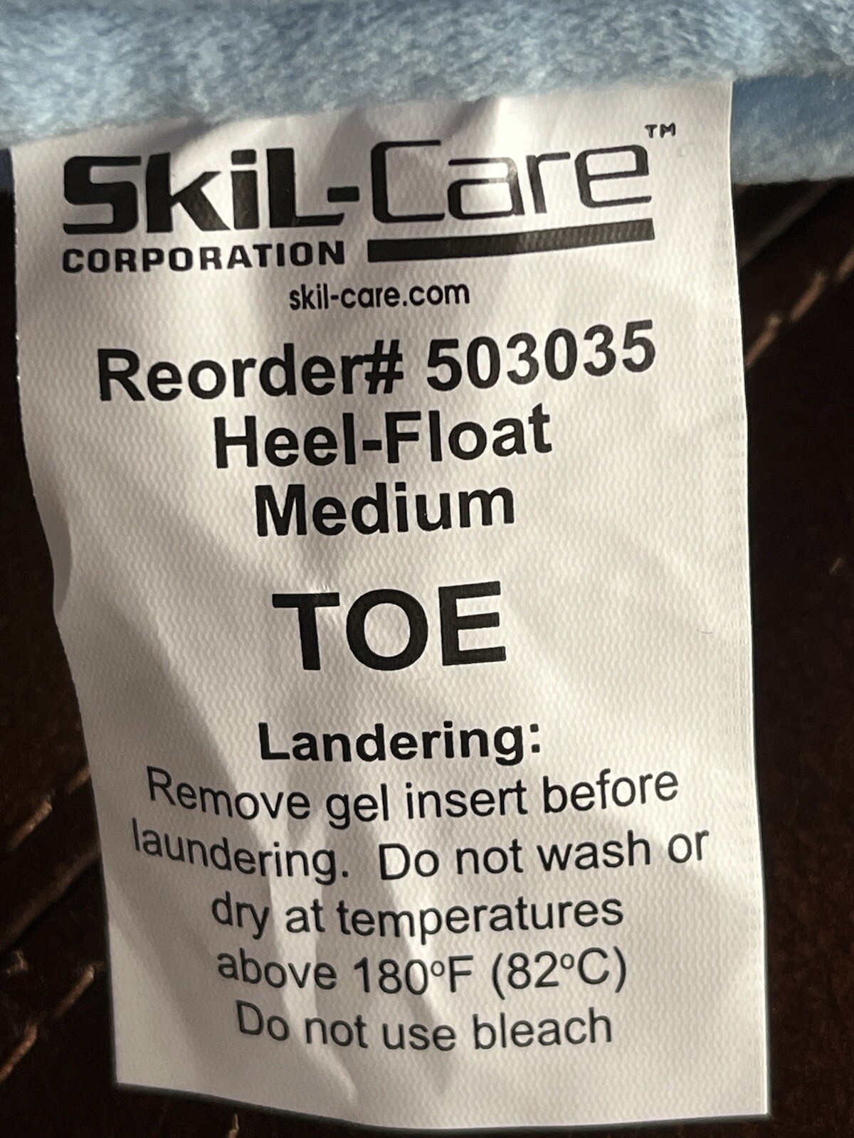 Skil Care Heel Float Medium TOE FOOT SOFT BOOT NEW