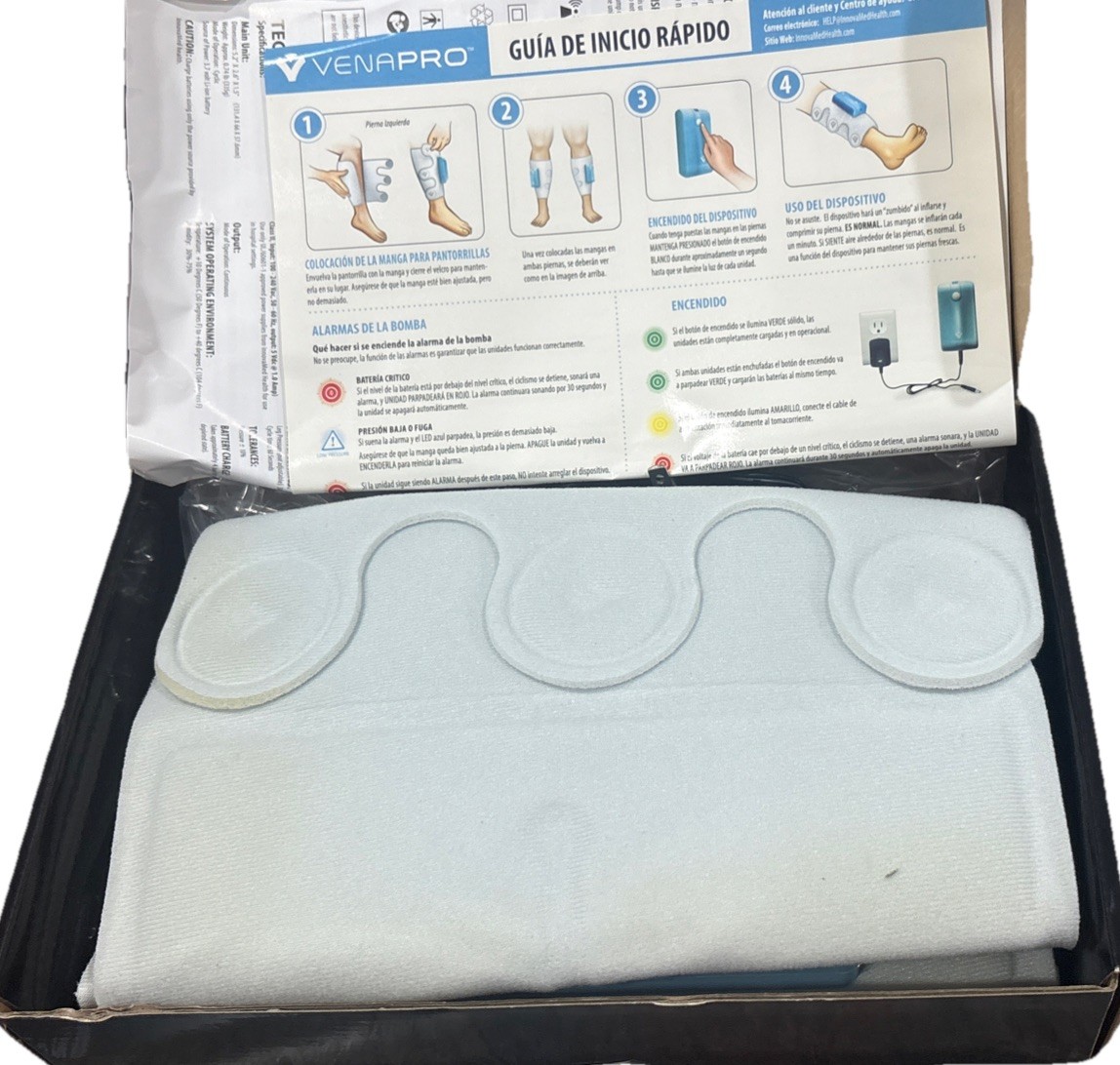DJO Global Venapro Portable Leg Compression System Increase Blood Flo