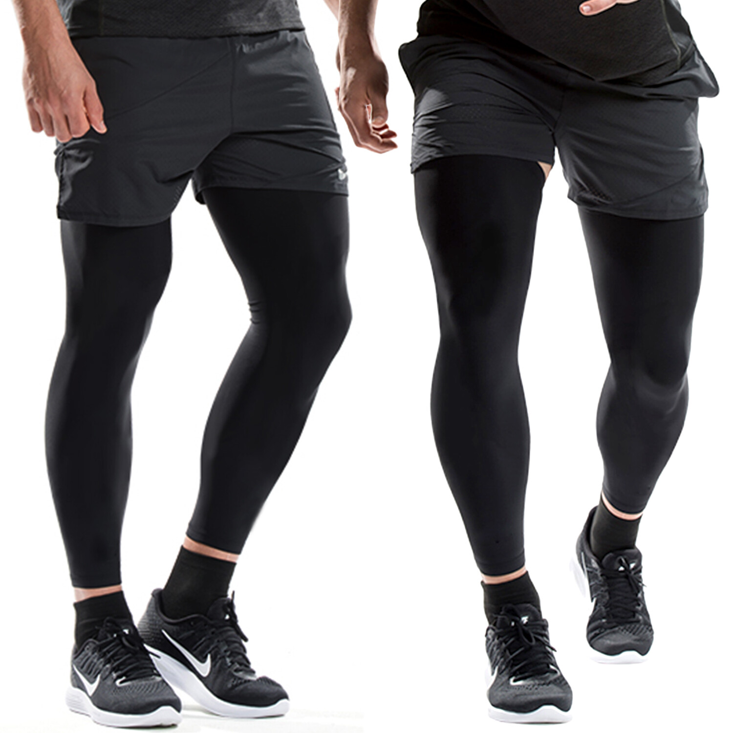 Compression Socks Knee Calf Support Stockings Leg Thigh Long Sleeves Men Women