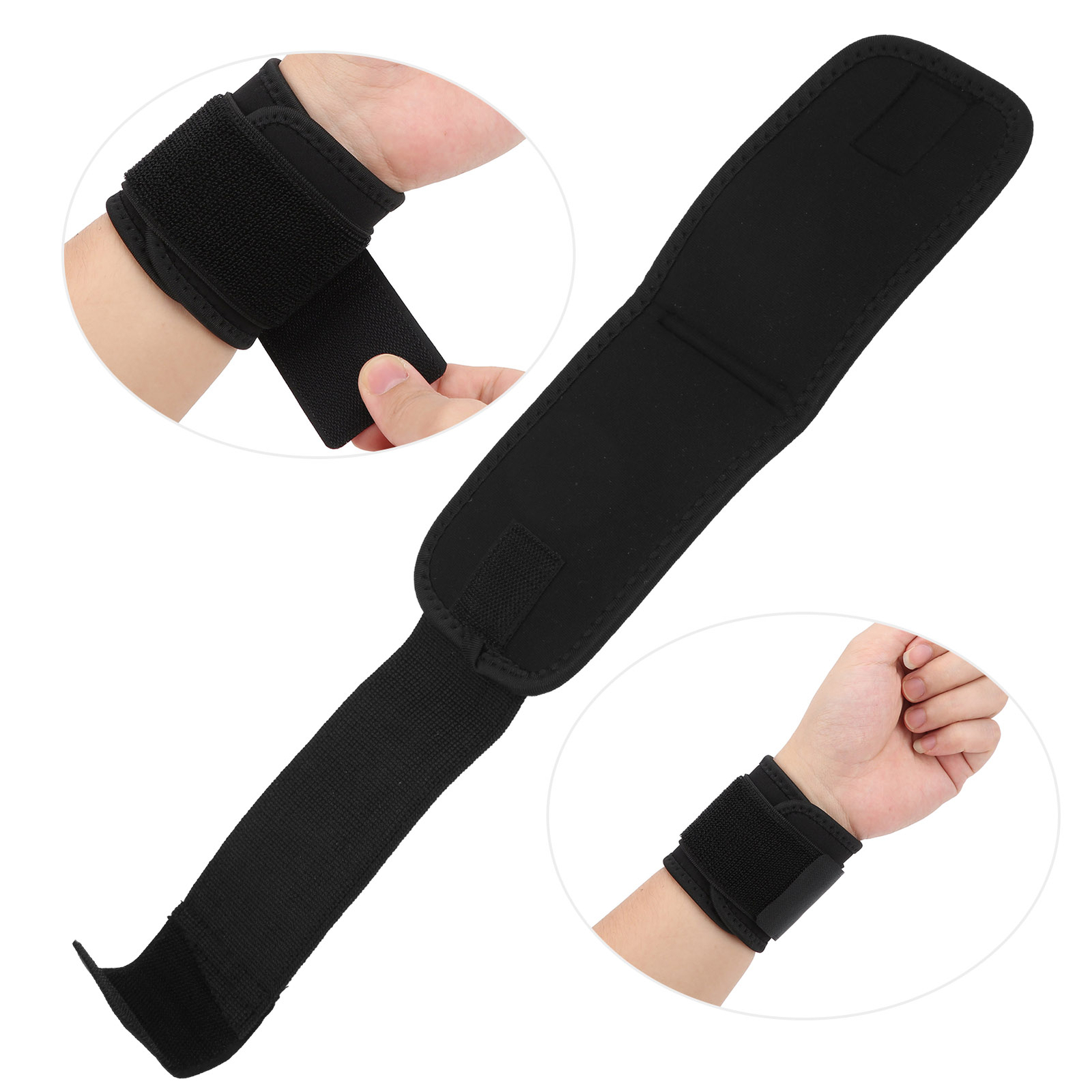 Compression Wrist Brace Elastic Weight Lifting Wrist Support Strap For Gym AP9
