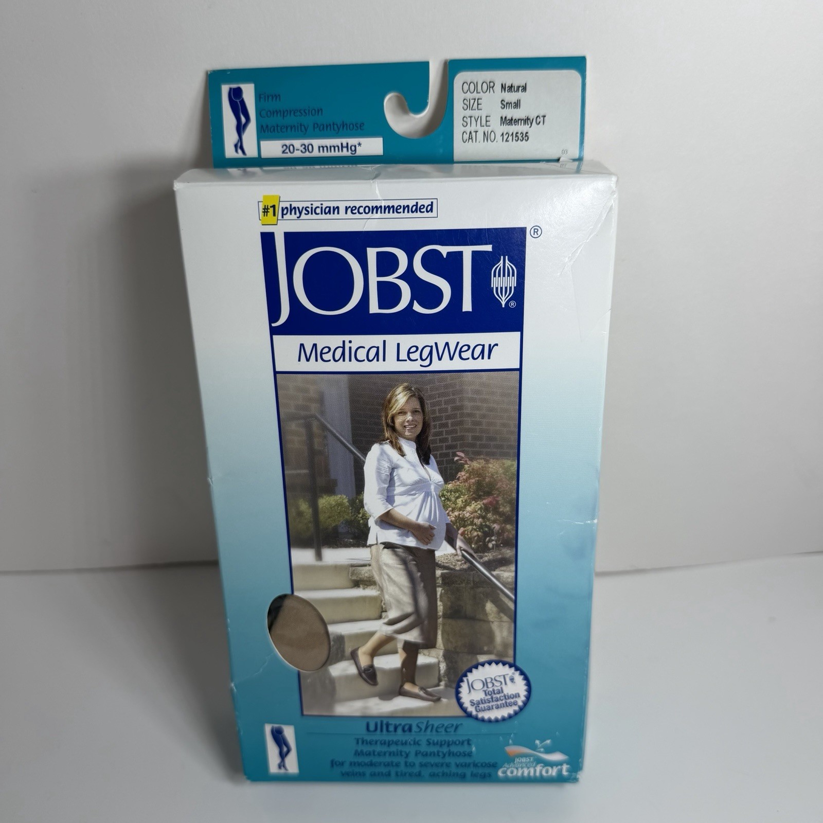 Jobst UltraSheer Small Natural Maternity Compression Pantyhose Support Hose New