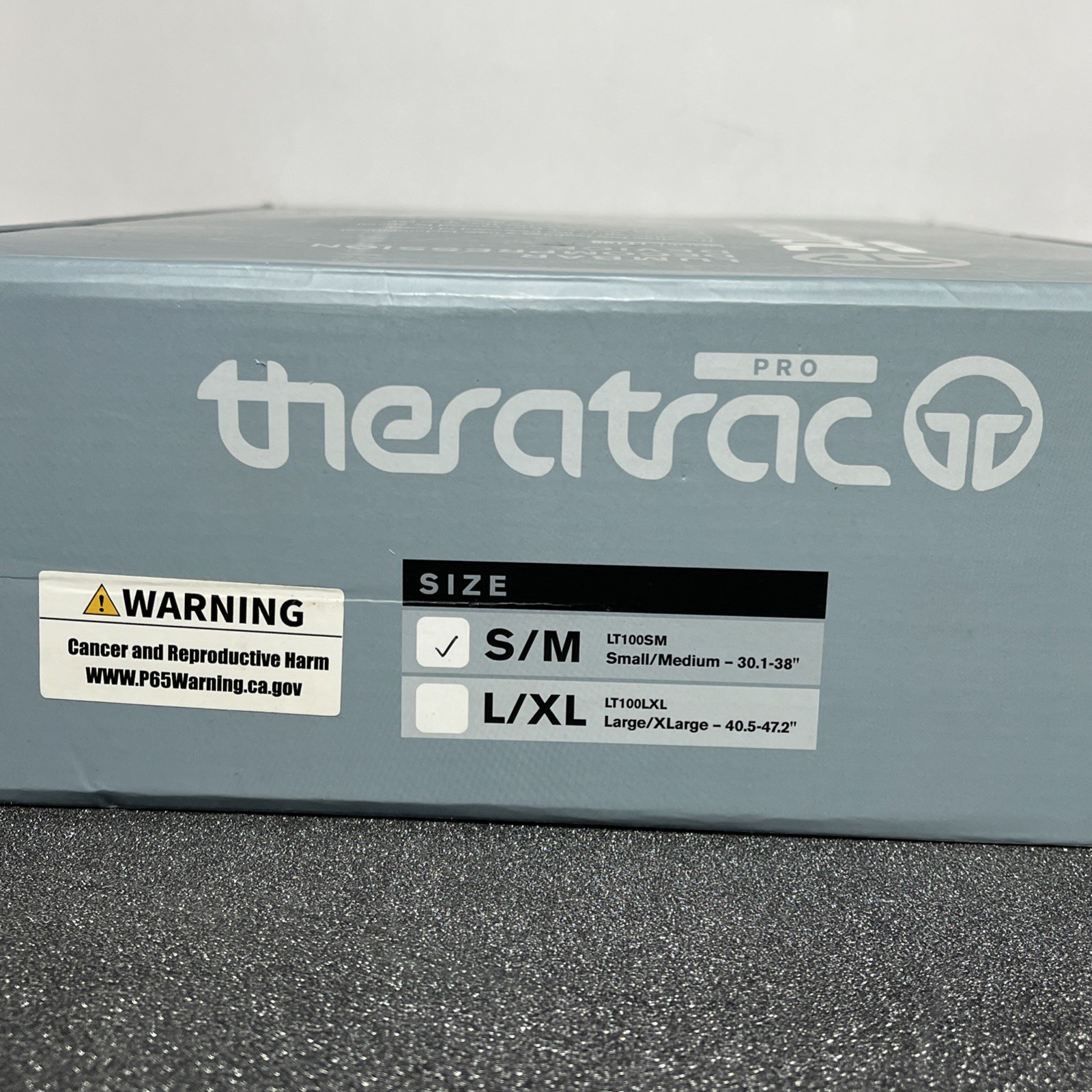 Theratrac Pro Lumbar Decompression Brace Device Lt100 s/m 30”-38”