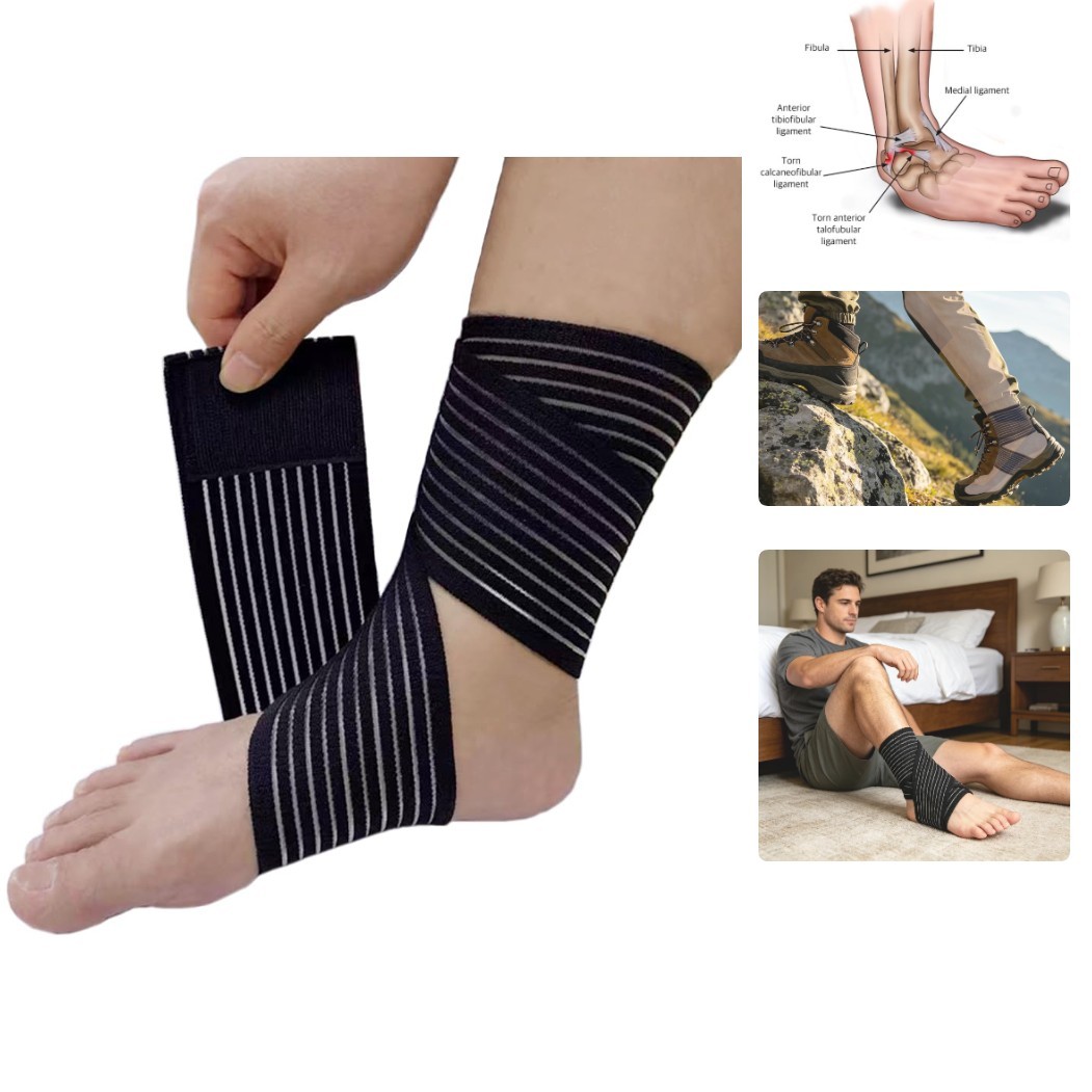 Plantar Fasciitis Night Splint Adjustable Foot Drop Ankle Brace Support Toe Pain