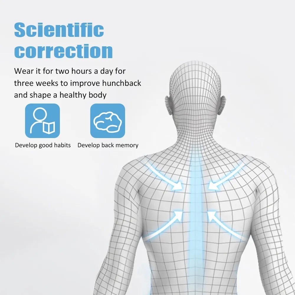 Posture Correction Belt Smart Sensor Orthosis Invisible Sitting Posture
