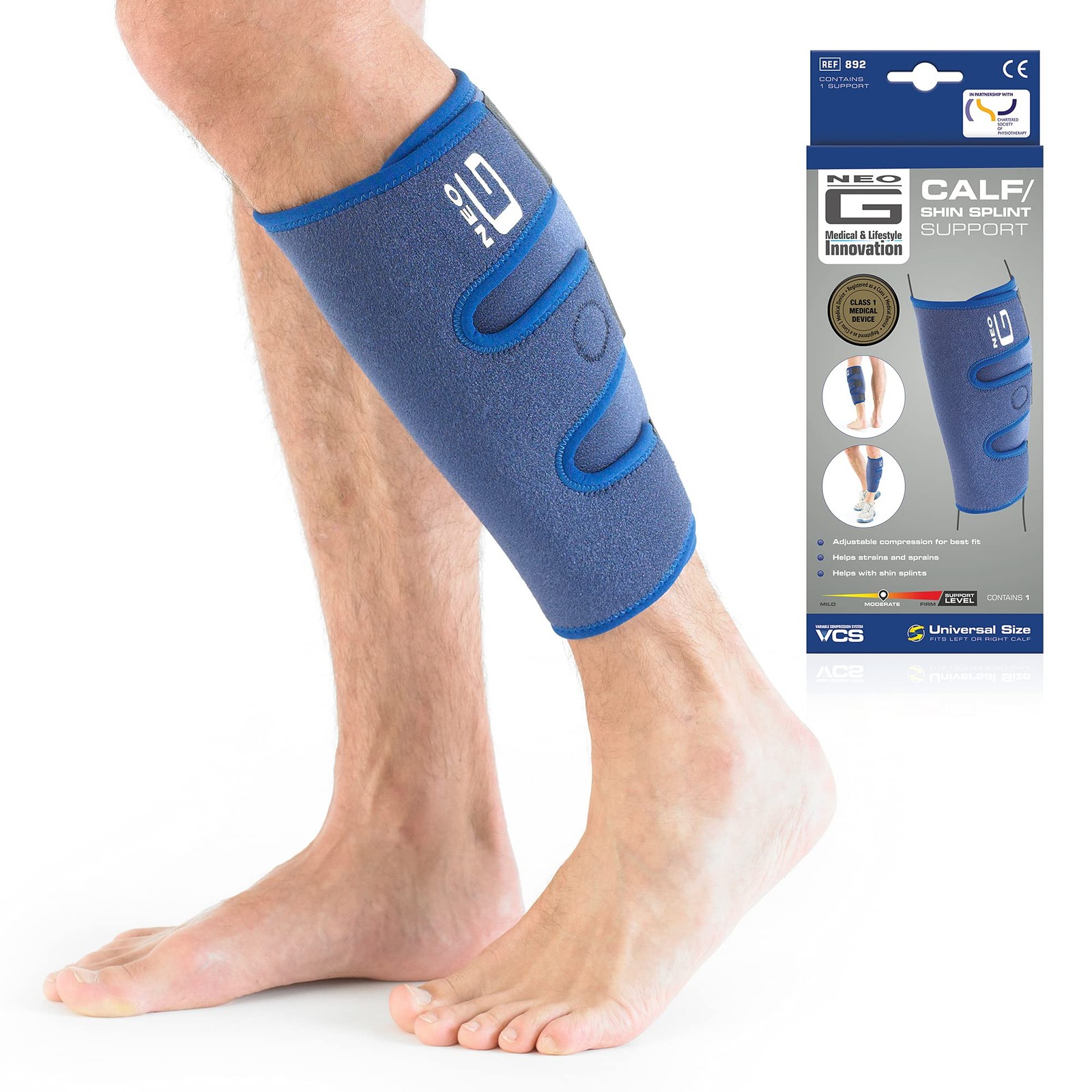 Calf Brace for Shin Splints, Lower Leg Pain – Calf Brace for Torn Calf Muscle…