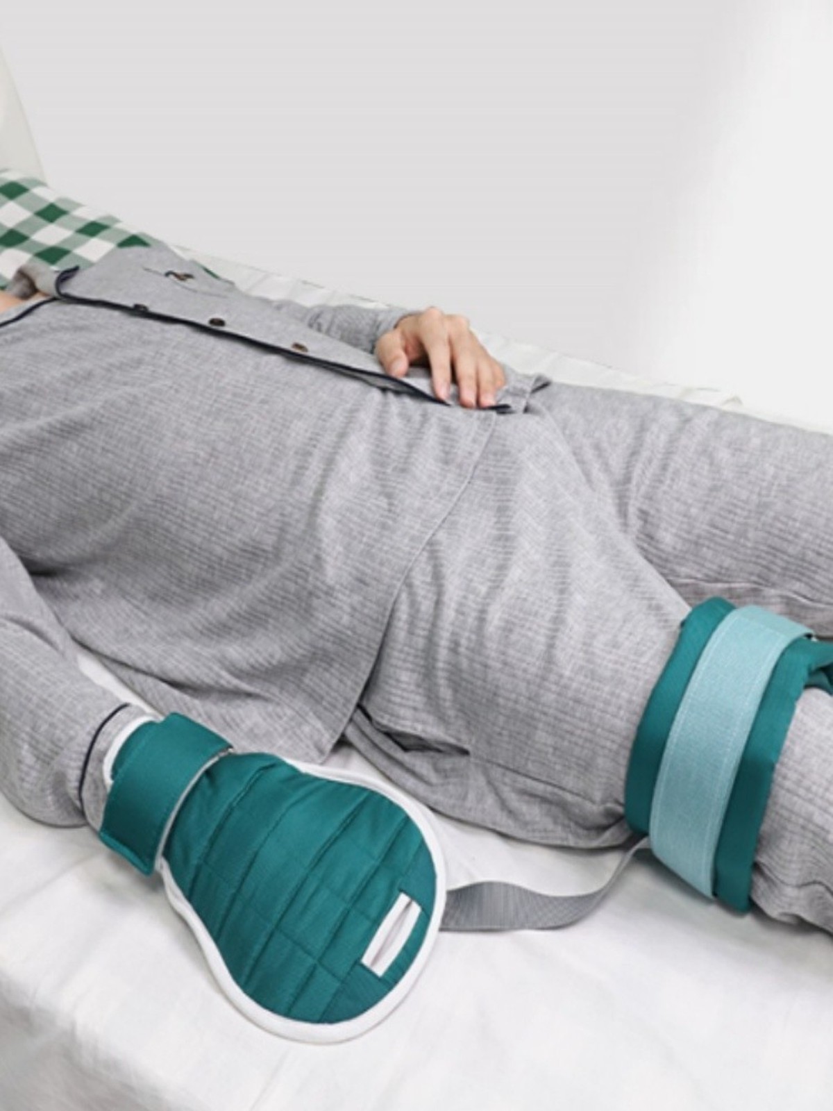 Anti-extubation Restraint Gloves Double Restraint Of Hands And Legs Breathable