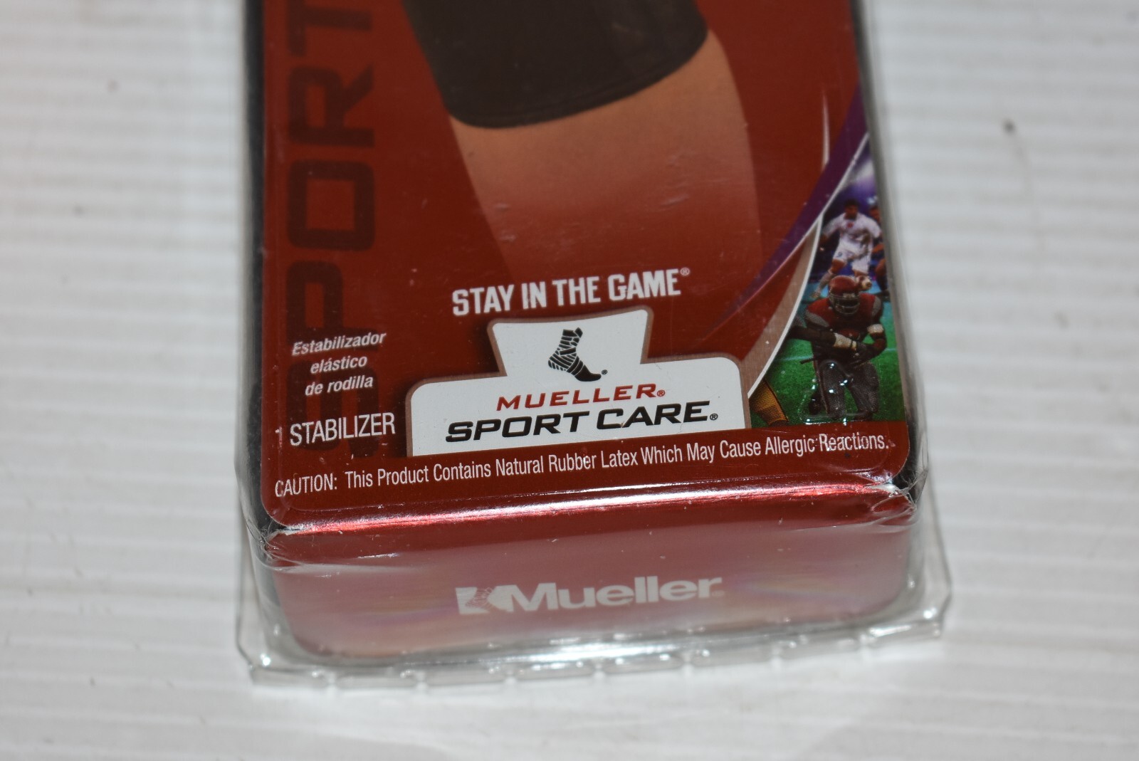 MLR Sport Care Elastic Knee Stabilizer Black Small/Medium(12″-16″)