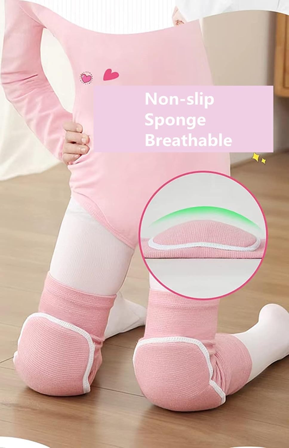 Soft Breathable Knee Pads for Kid Elastic Nonslip Sponge Sleeves Flexible Childr