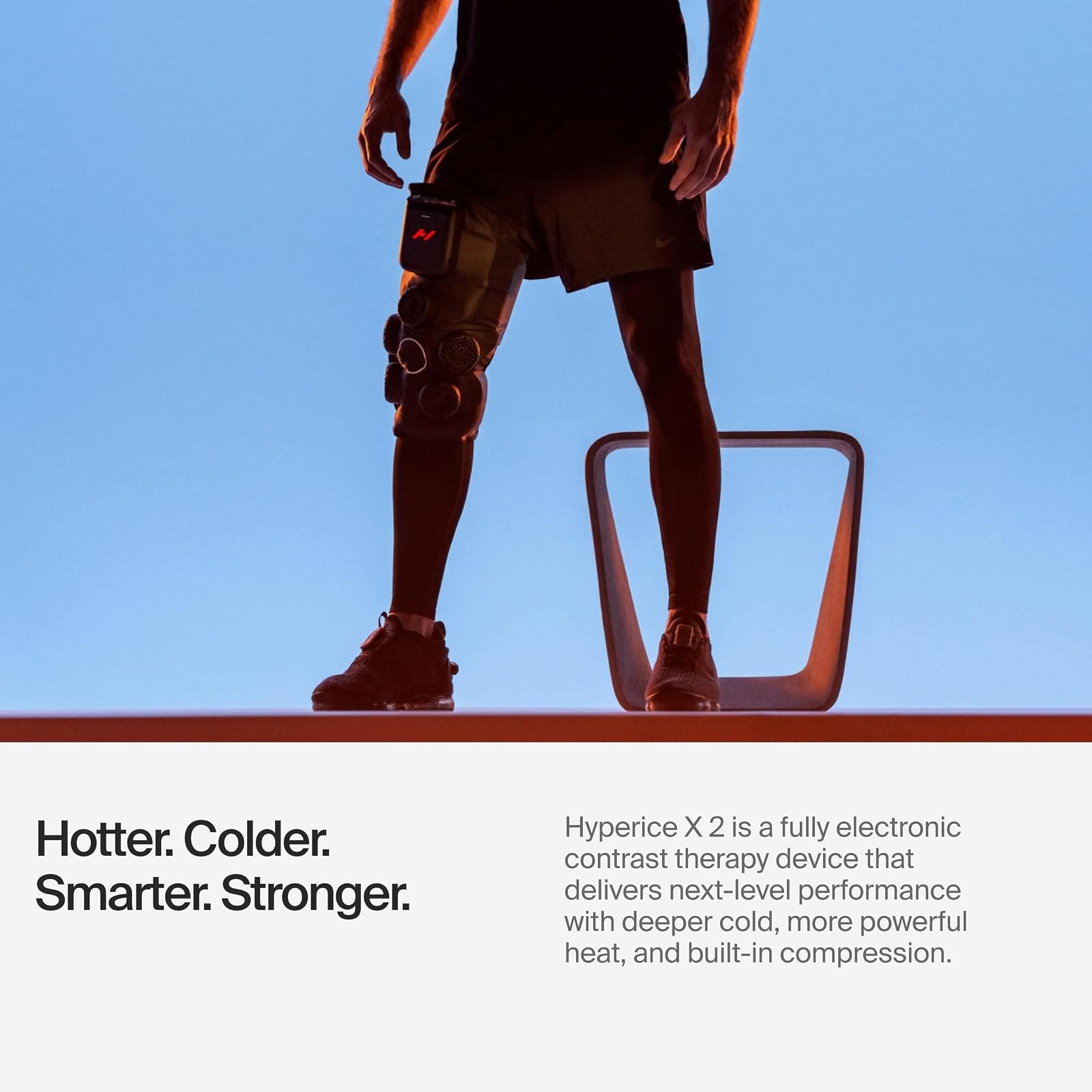Hyperice X 2 Knee Contrast Therapy Heat Cold Relief