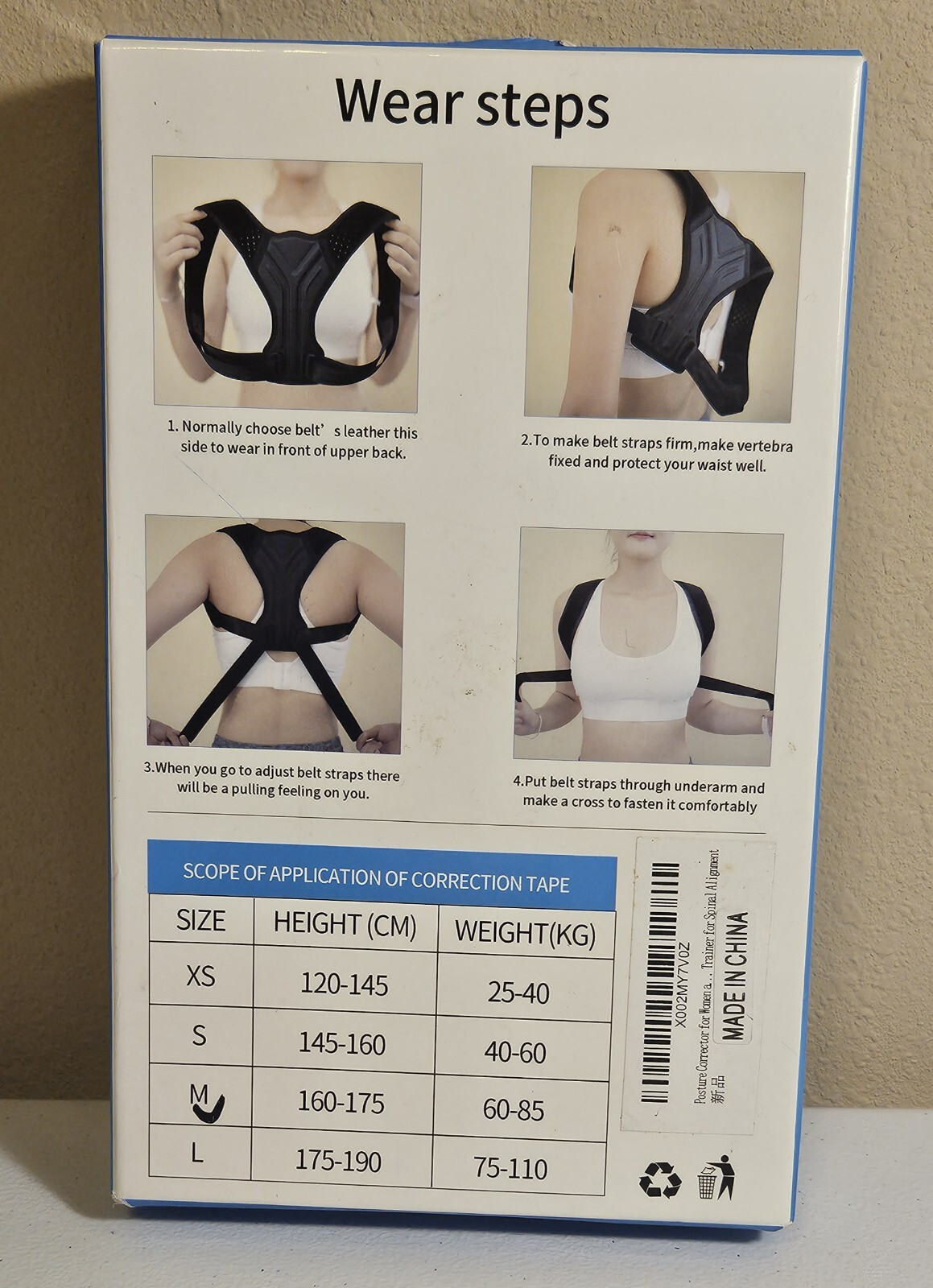 Posture Corrector for Women Trauner For Spinal Alignment Support Belt Soze M