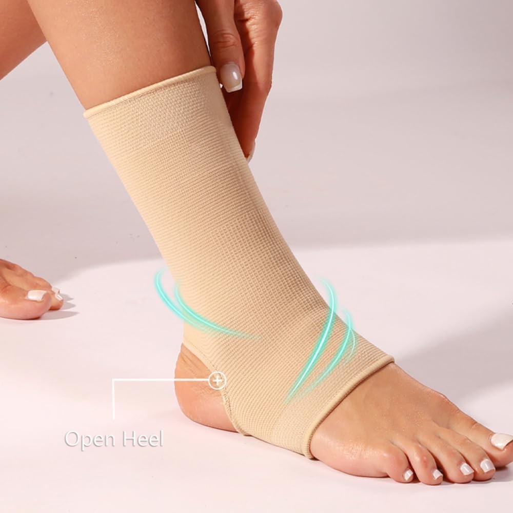 2 Pack Ankle Brace Compression Sleeve, Ankle Wrap & Ankle Support for Women &…