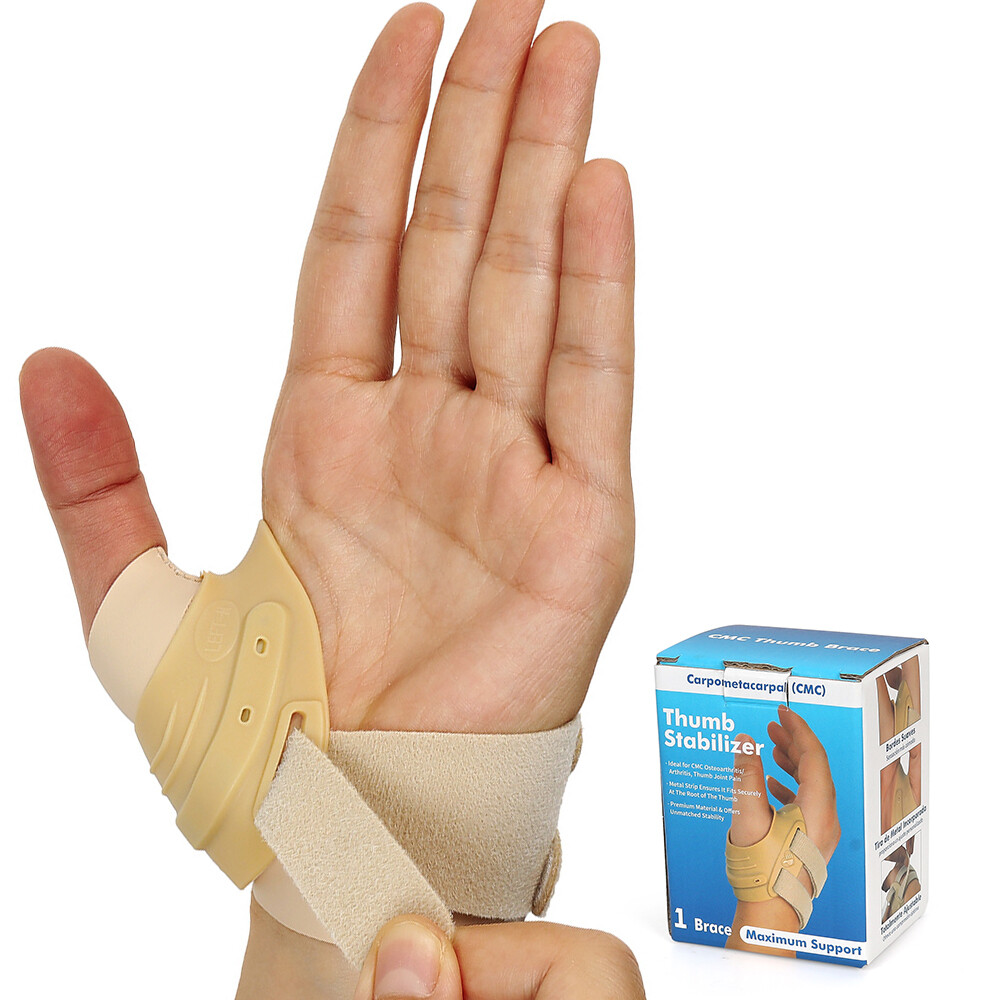 Thumb Support Brace CMC Joint Immobilizer Orthosis for Tendonitis Relief