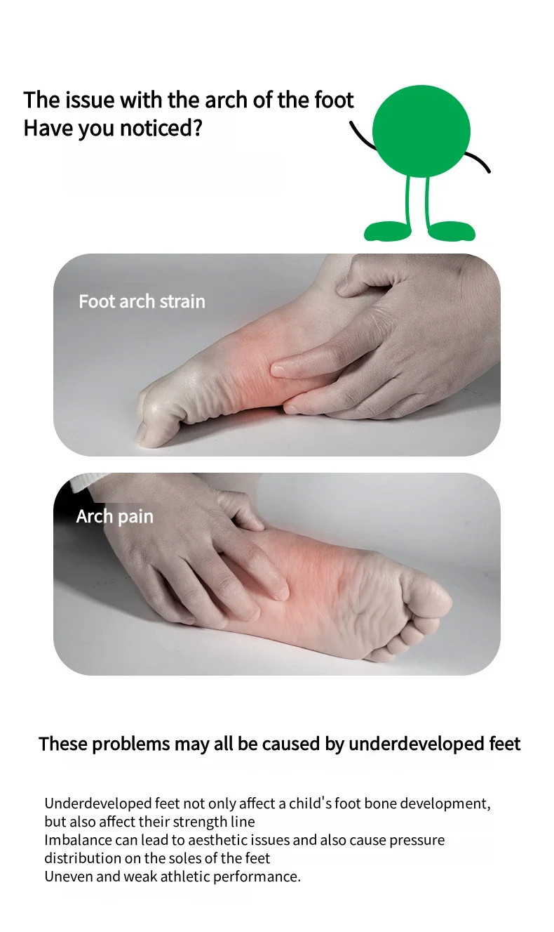 1Pair Orthopedic Pads Sports Shoes Insoles Arch Support Insole for Feet Plantar