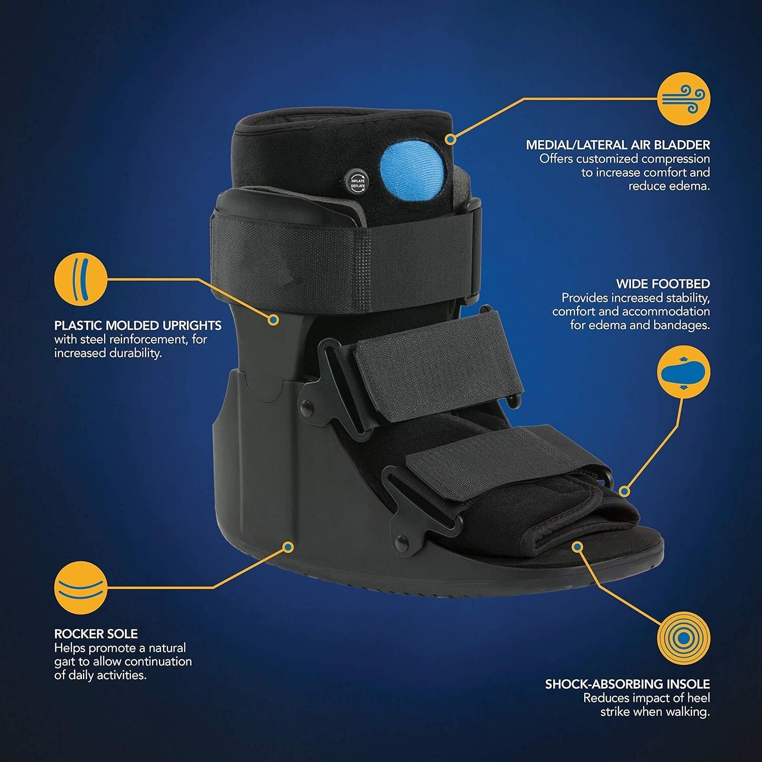Soporte para Tobillo,Vendaje Protector de Pie,Ortesis Ajustable para Esguince US