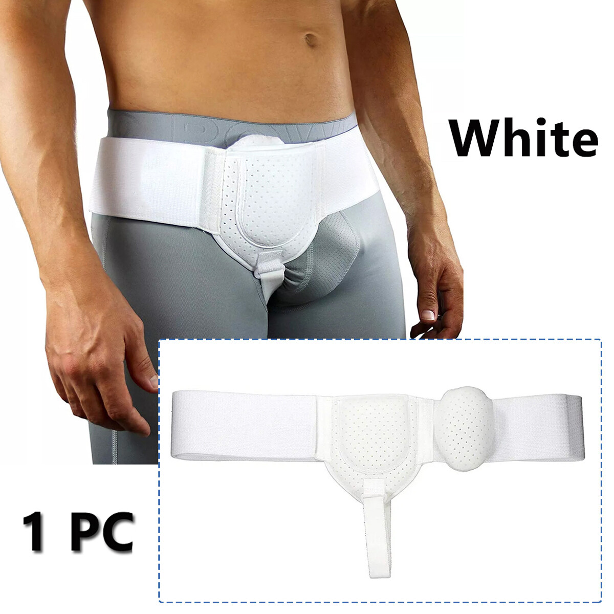 Hernia Support Belt Double Groin Sports Hernia Pain Relief Truss Brace Unisex US