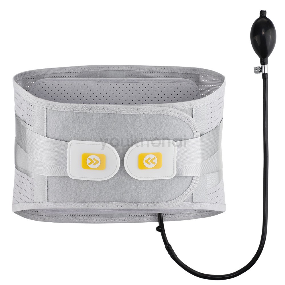Medical-Grade Lumbar Support Belt for Back Pain Relief with Steel Plates、M-XXL