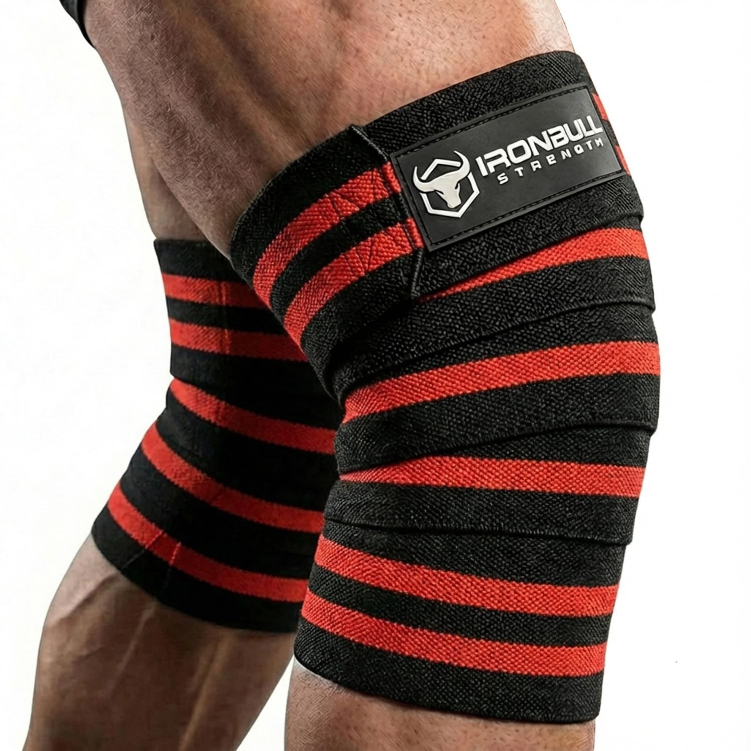 Knee Wraps for Weightlifting – 80″ Elastic Knee Straps for Squats and Weight …
