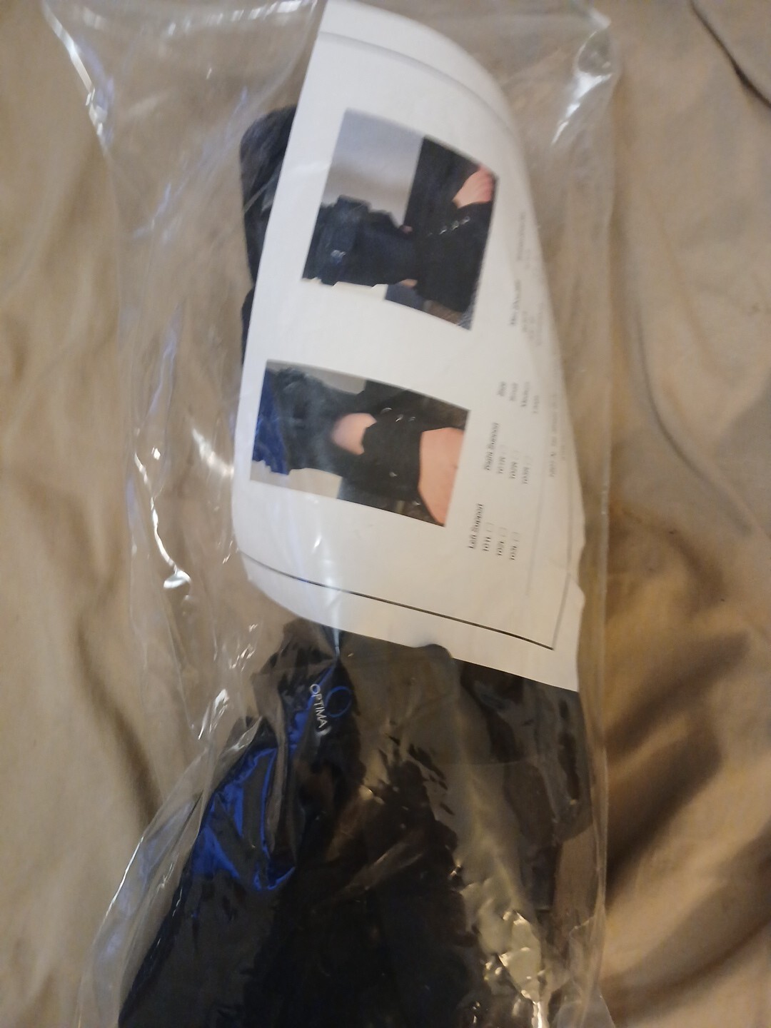 Optima OM-71 Ankle Support Brace SMALL Adult, LEFT Foot (1pc.) Unisex Universal