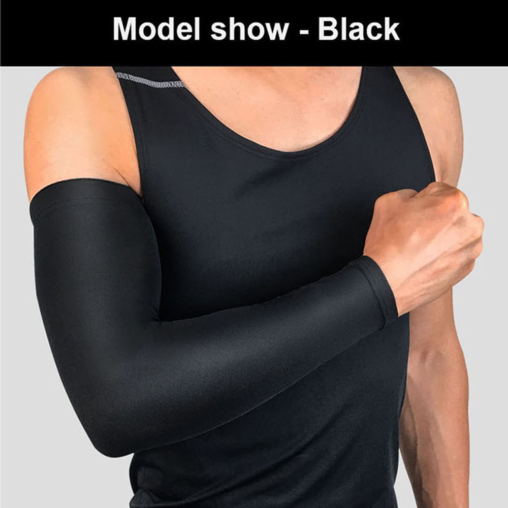 Compression Elbow Support Thigh Arm Sleeve Brace Anti Sun UV For Men Women UD