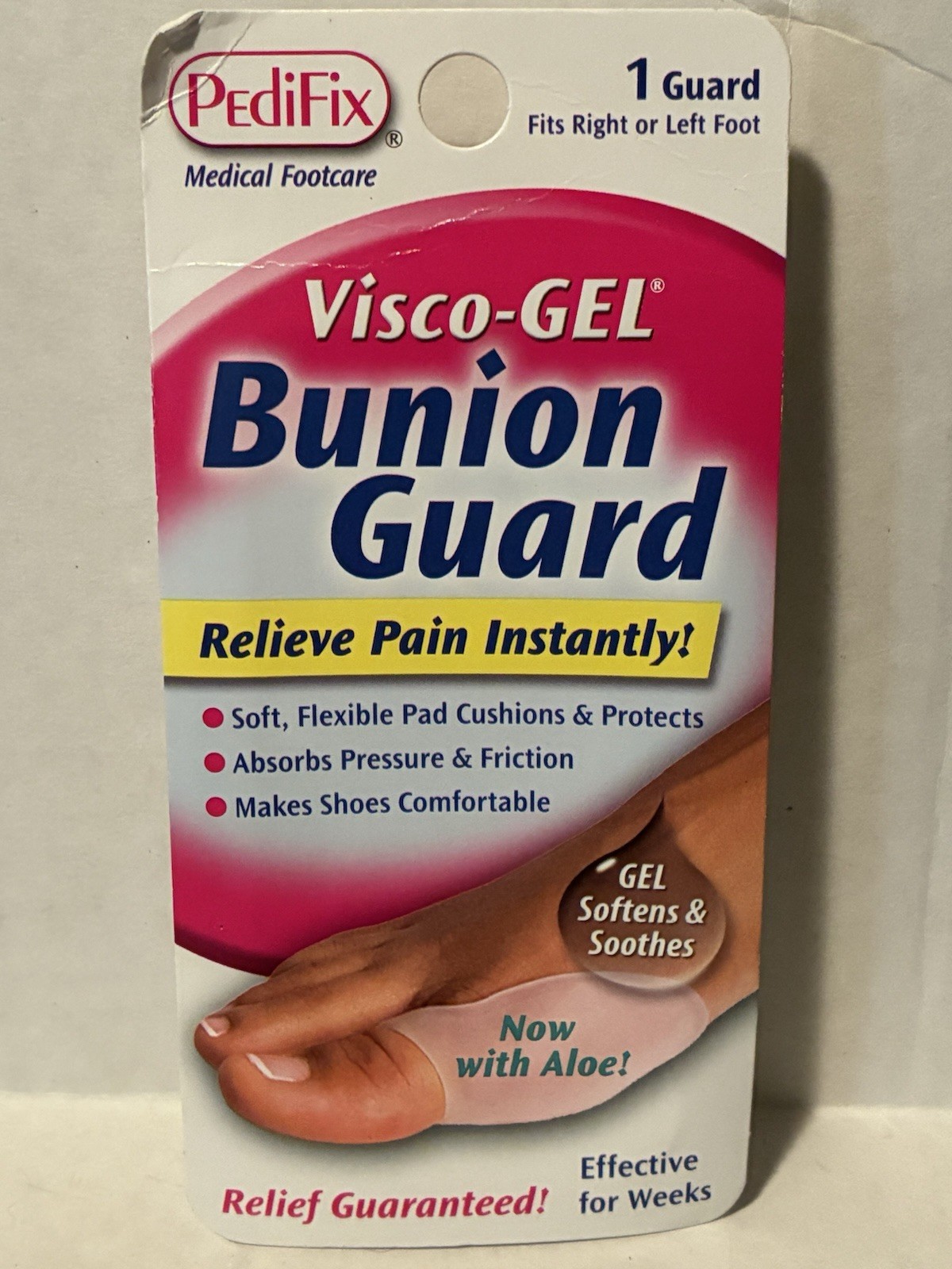 Pedifix Opaque Bunion Protector One Size Non-Closure for Either Foot