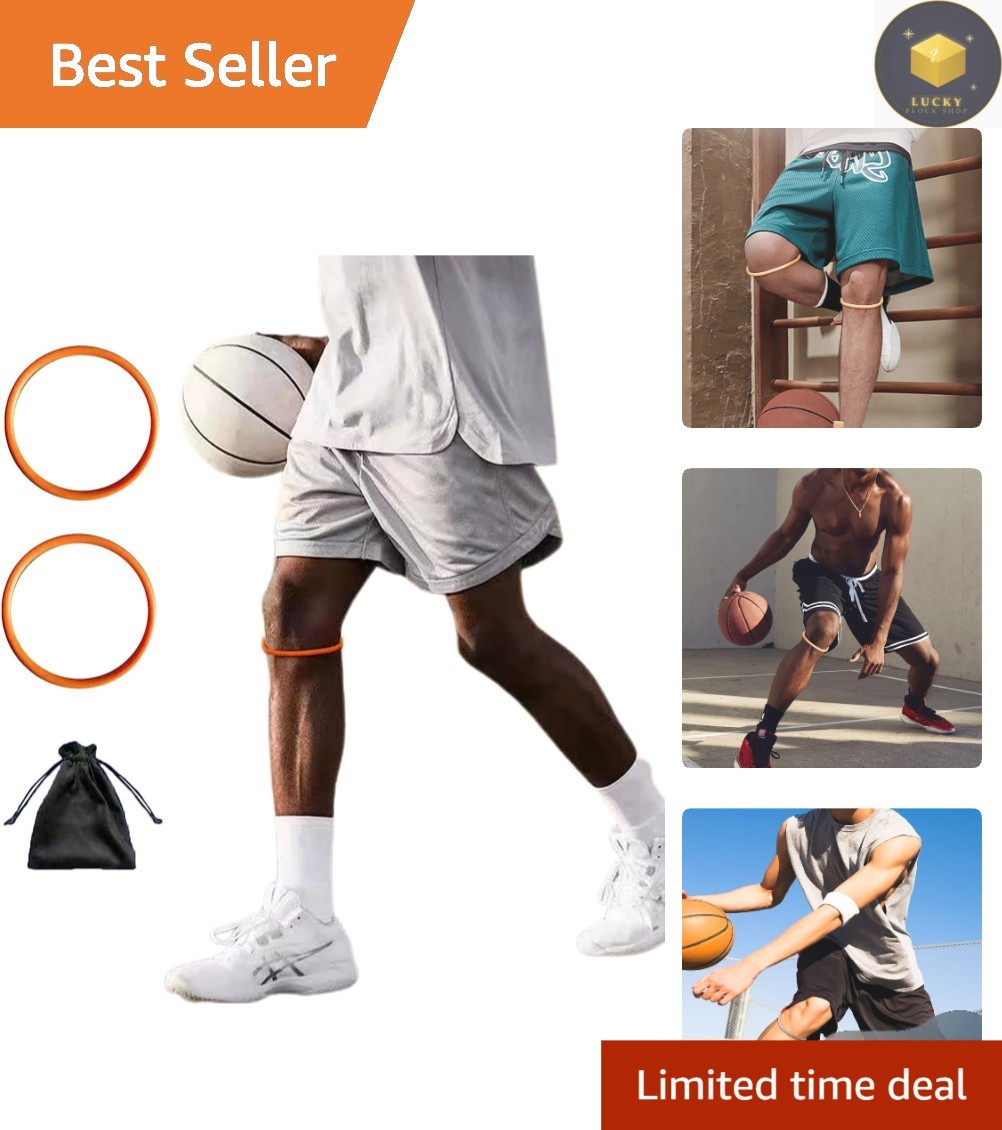 Non-Slip Patellar Tendon Strap for Sports – Enhance Your Performance in Orange