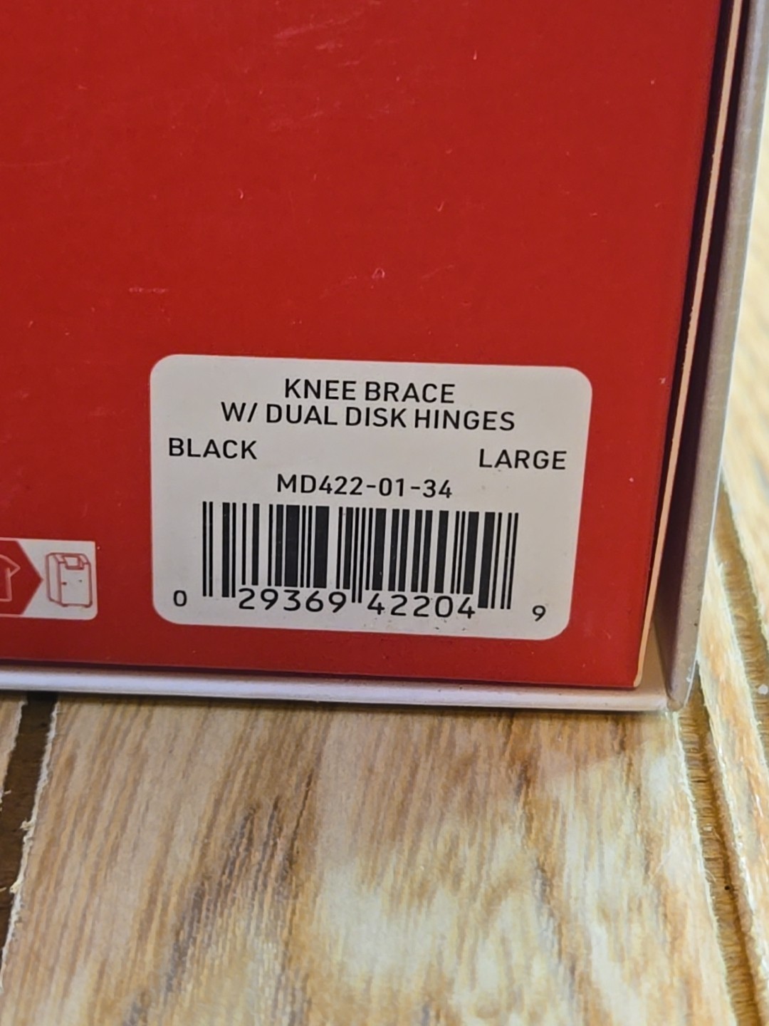 McDavid Knee Brace Support with Side Stays, Compression Knee Sleeve, Large MD422
