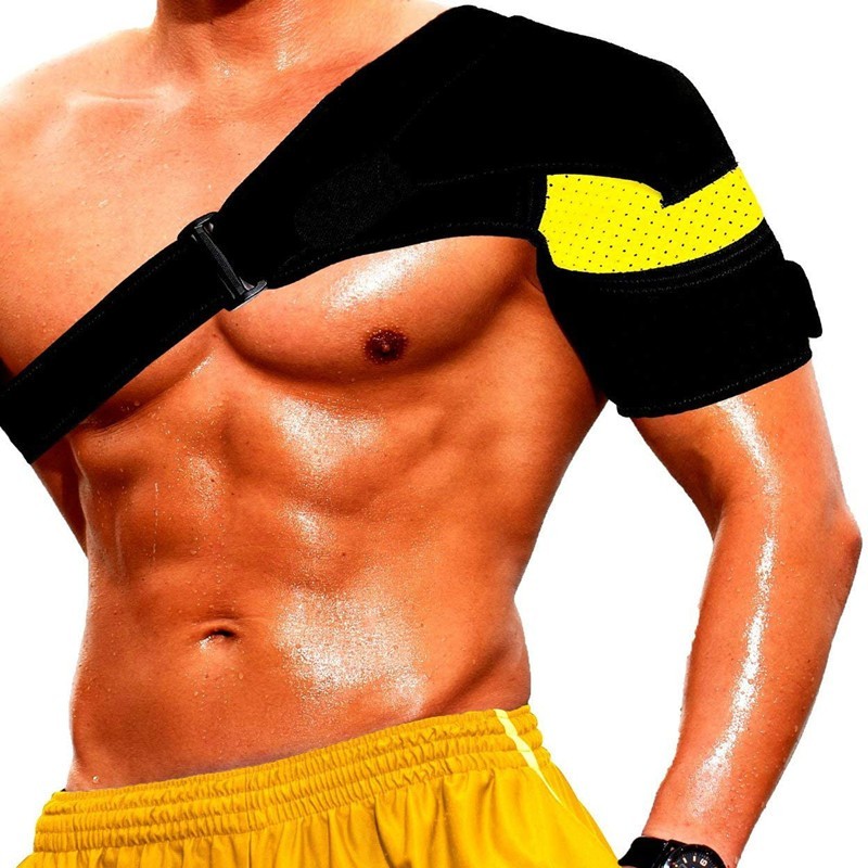 Shoulder Brace Ice Pack Support Rotator Cuff Compression Pain Relief Men Women