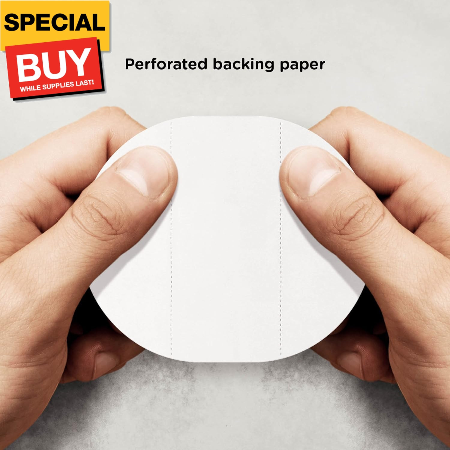 Universal Adhesive Patch (25-Pack) – Waterproof Adhesive, CGM Patches (Beige)