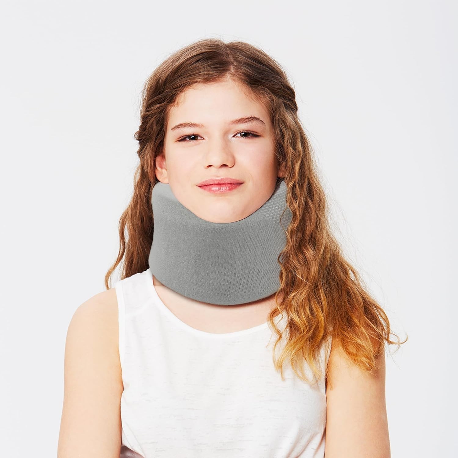 Effortless Comfort – 2PCS Gray Neck Brace Cover for Sleeping & Working