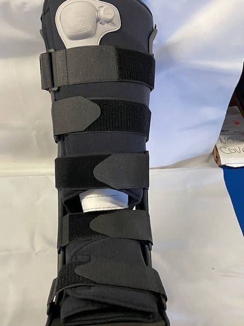 Ankle Walker Ovation orthopedics Immobilize cast ortho (w/ankle brace) XL *FTC*
