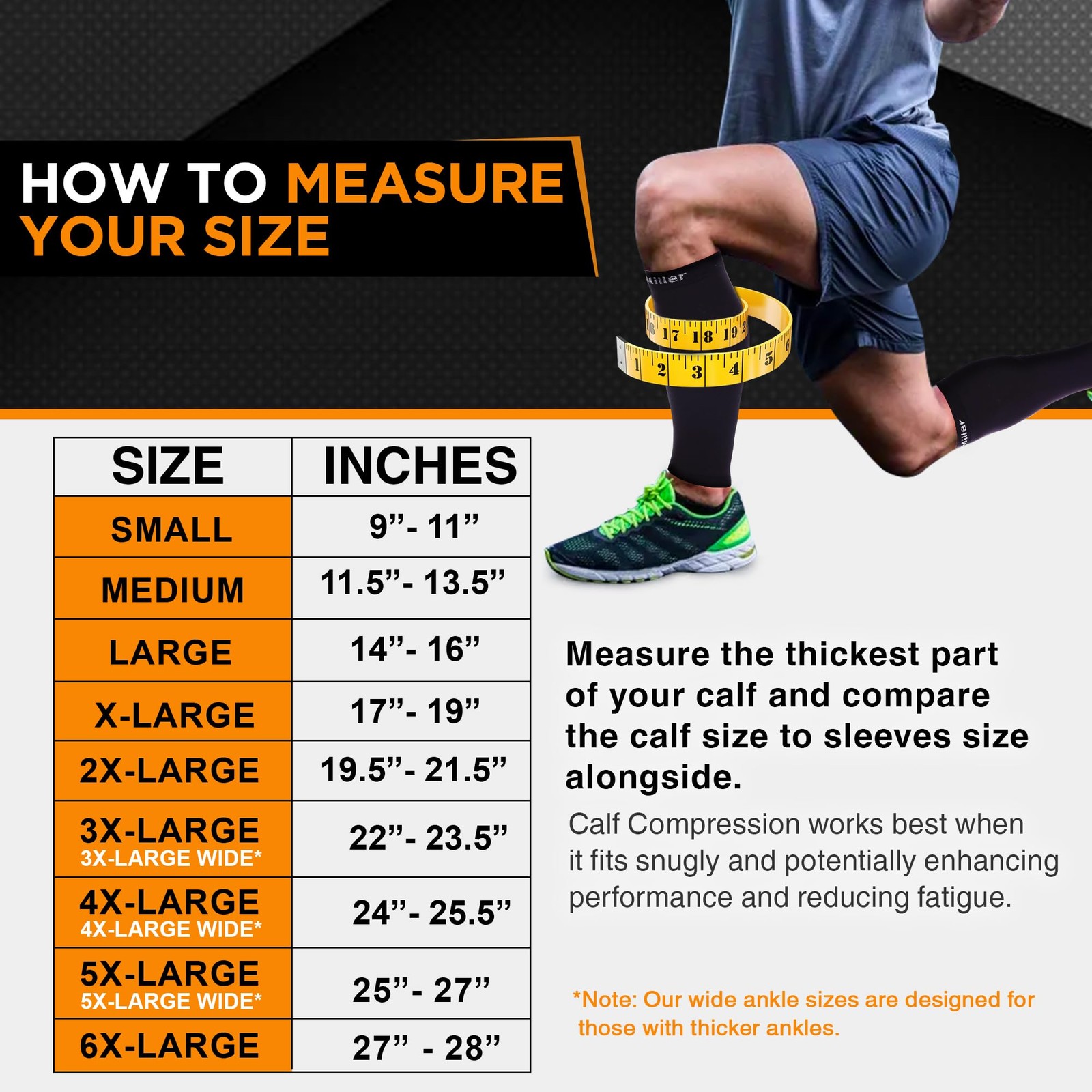 Premium Calf Compression Sleeve 1 Pair 20-30mmHg Graduated Support for Sports…