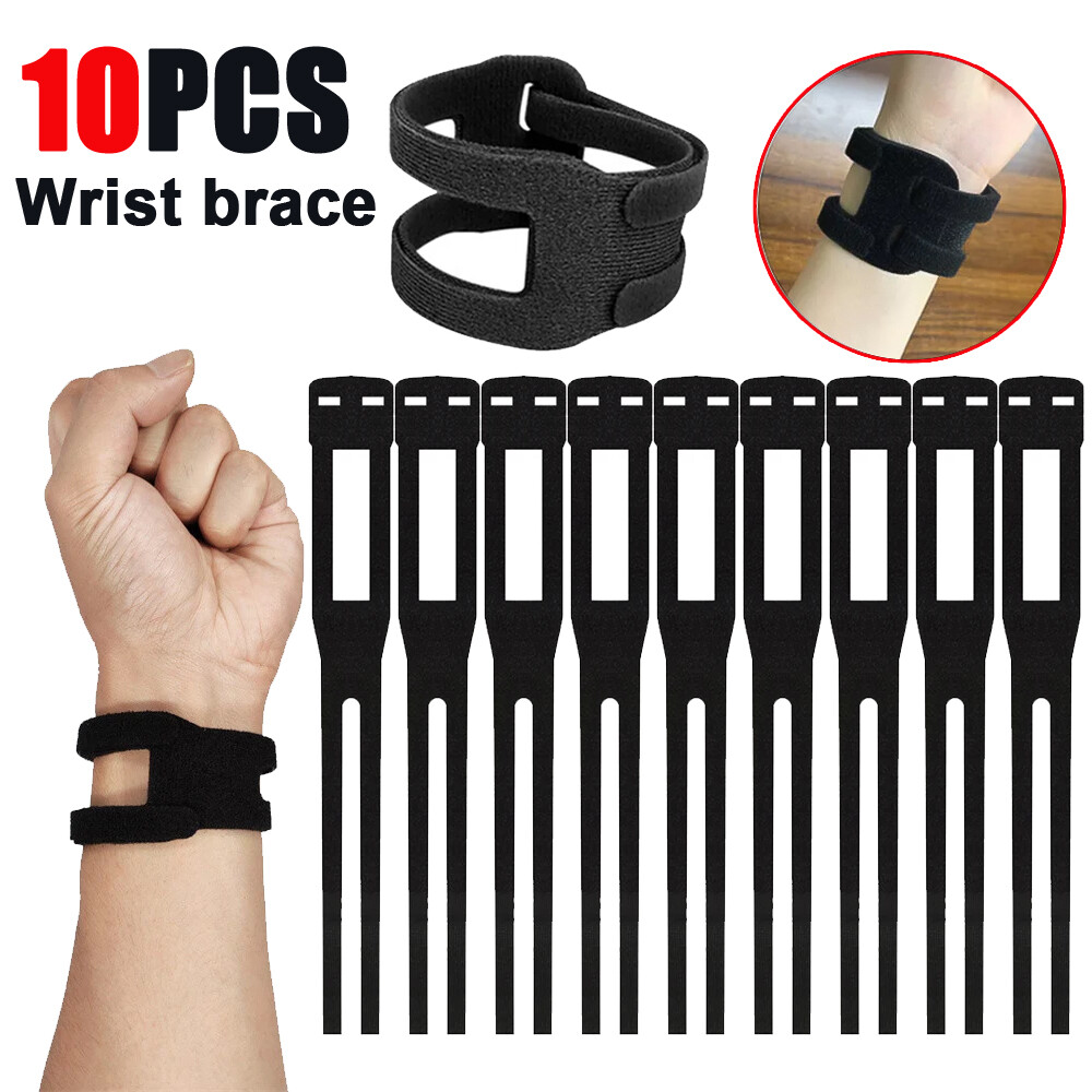 10X Sprain Protection Sports Yoga Ulnar Fix Wrist Band Brace TFCC Tear Pain Kits