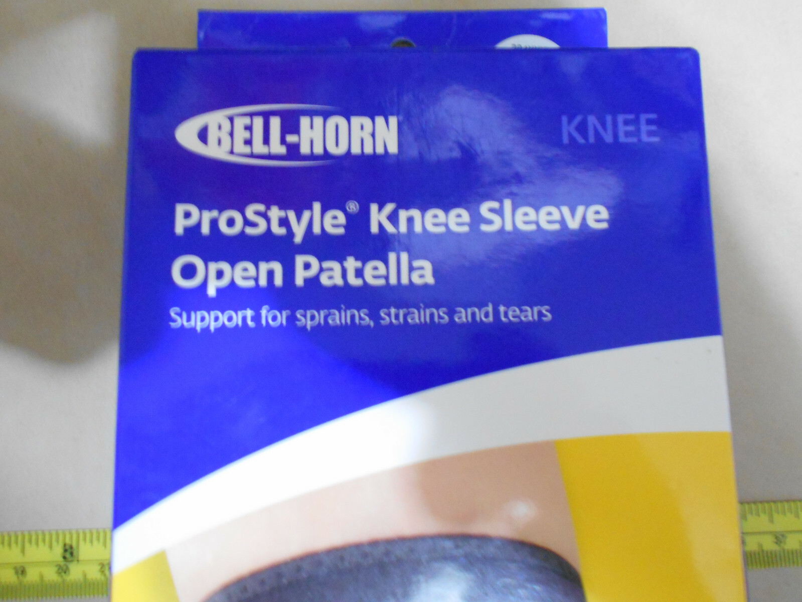 NEW Bell-Horn ProStyle Knee Sleeve Open Patella Support Strain Remedy XXXL Size