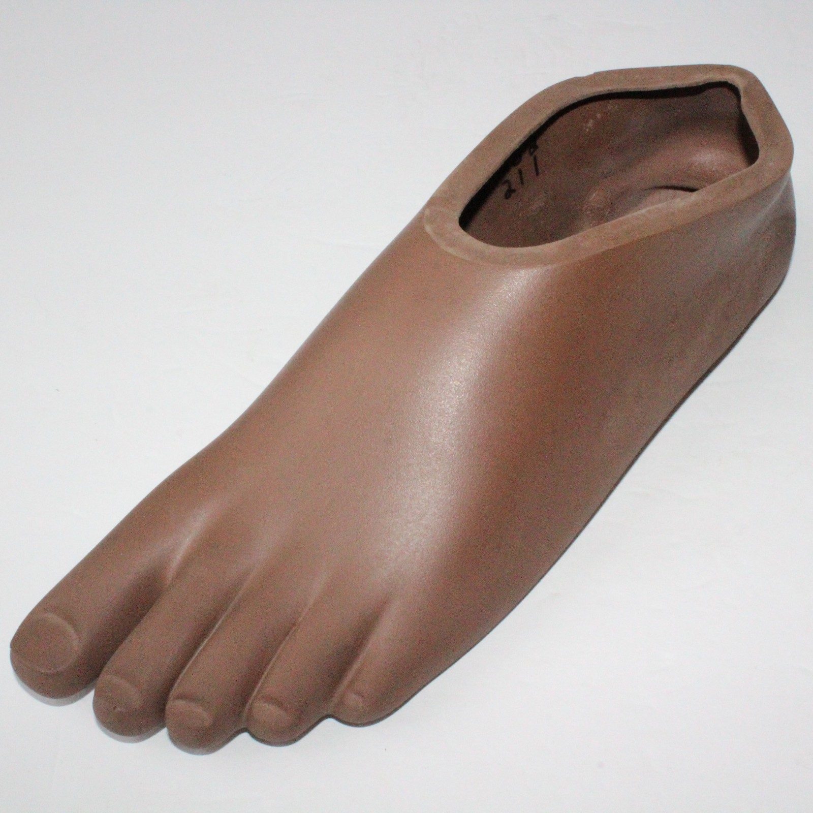 College Park Odyssey K2 Prosthetic Split Toe Foot Shell~ Sz 28 LEFT Brown