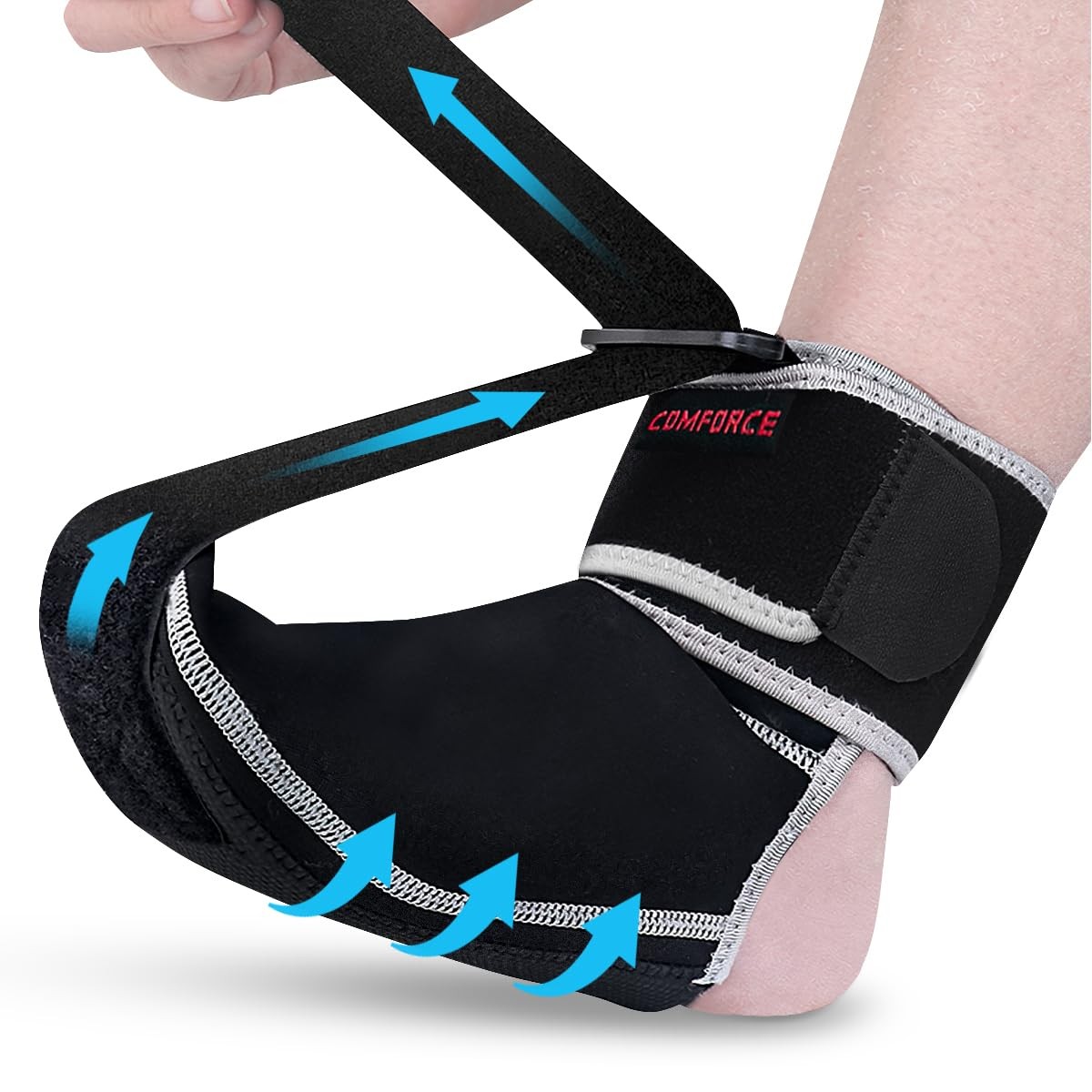 Férula nocturna para fascitis plantar, calcetín ajustable para fascitis plantar