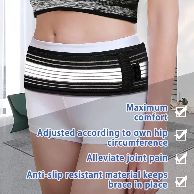 Sacroiliac SI Joint Hip Belt Sciatica Pelvis Lumbar Hip Pain Relief Lower Back