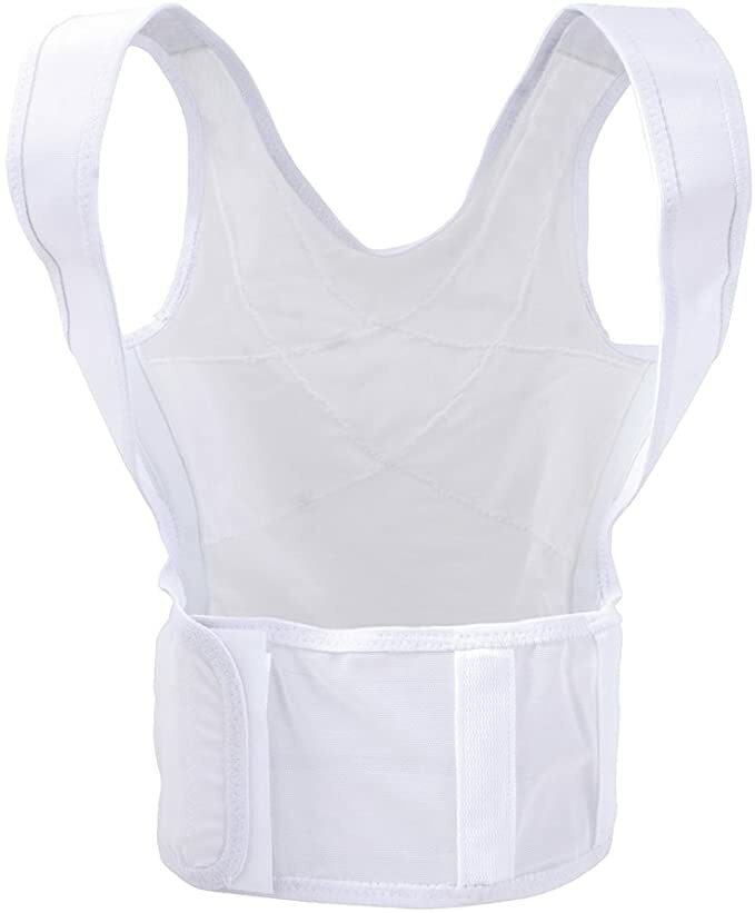 BodySport Dorsal Vest, White