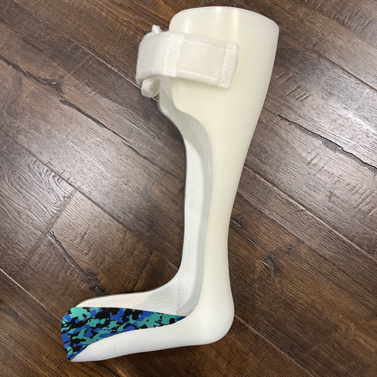 Drop Foot Brace Splint Solid AFO Ankle Foot Orthosis Left Support W/ Strap