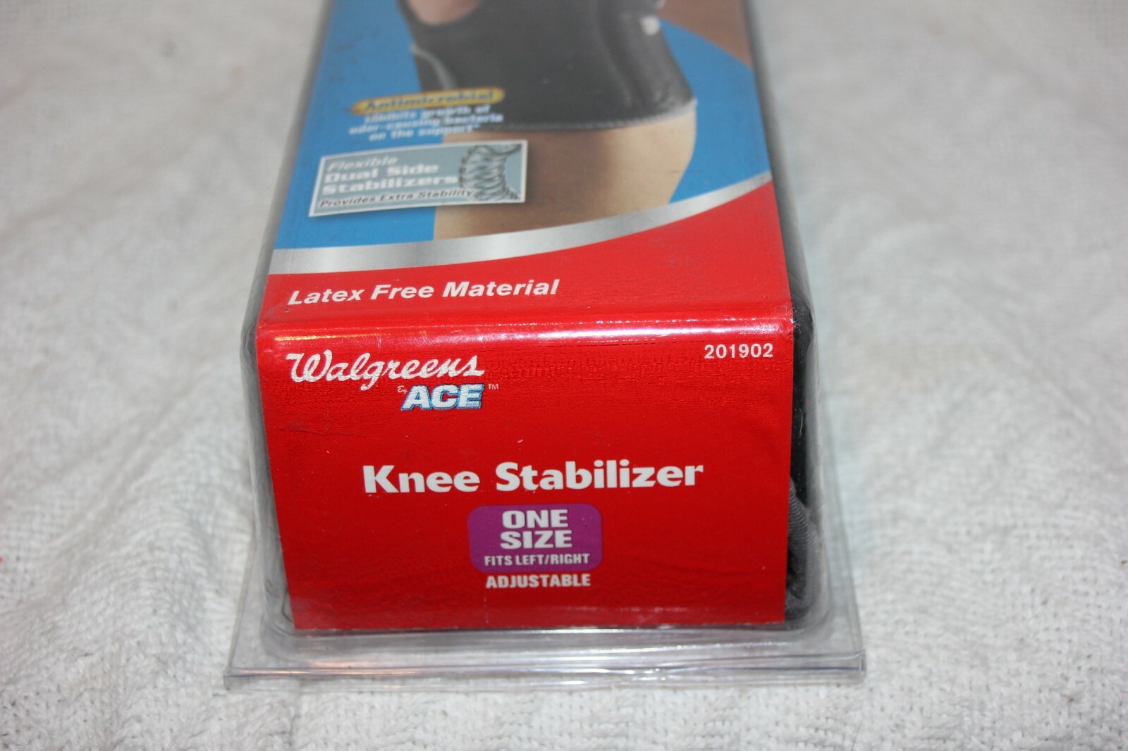Walgreens Ace Knee Stabilizer One Size Adjustable Item No 470233 Fits up to 22″