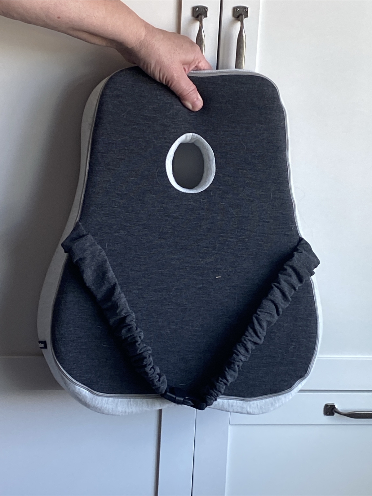 Max&Love Lumbar Support Pillow Improve Posture While Sitting Memory Foam and Erg