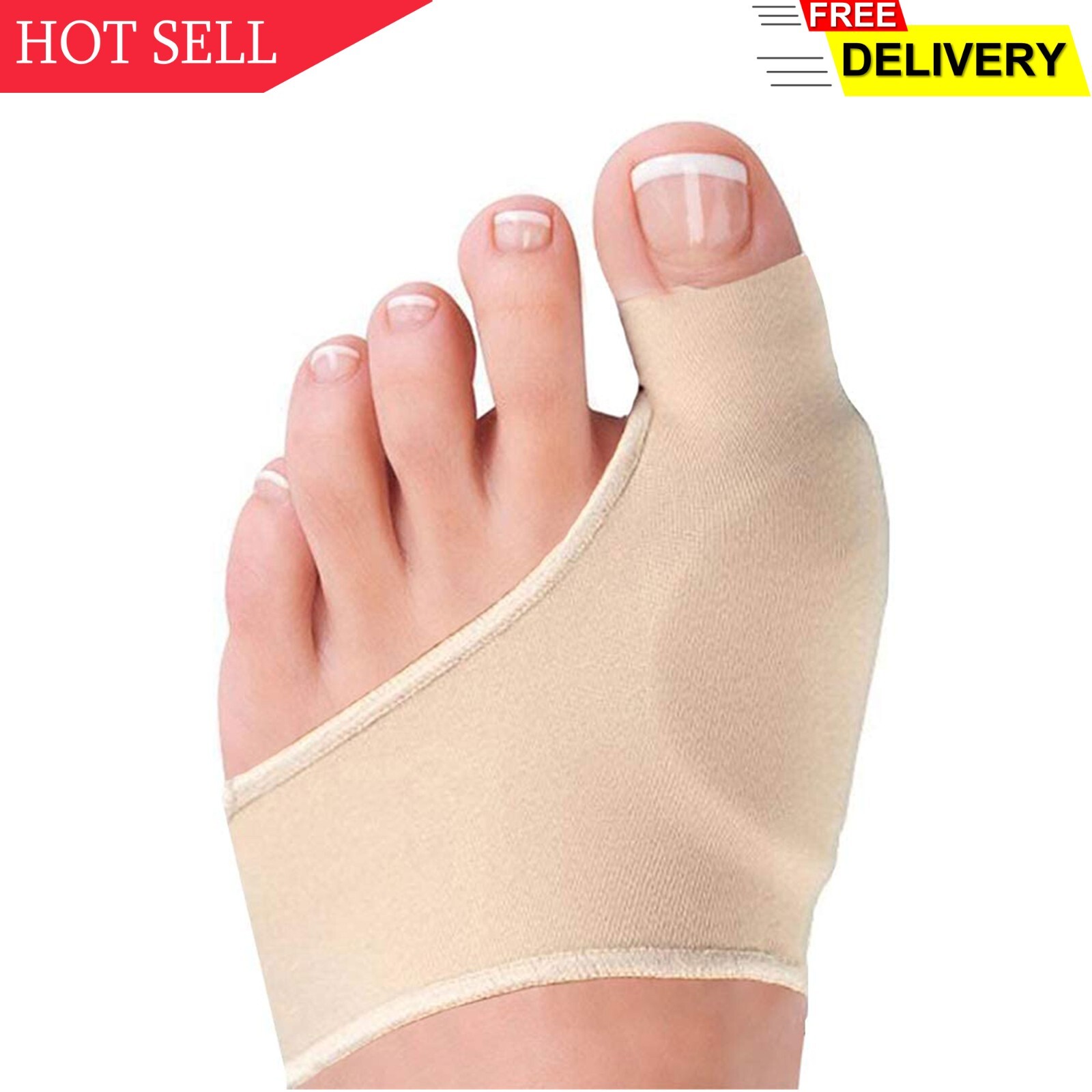 2 Bunion Relief Pads Sleeve – Bunion Splint Orthopedic Bunion Corrector Sock…