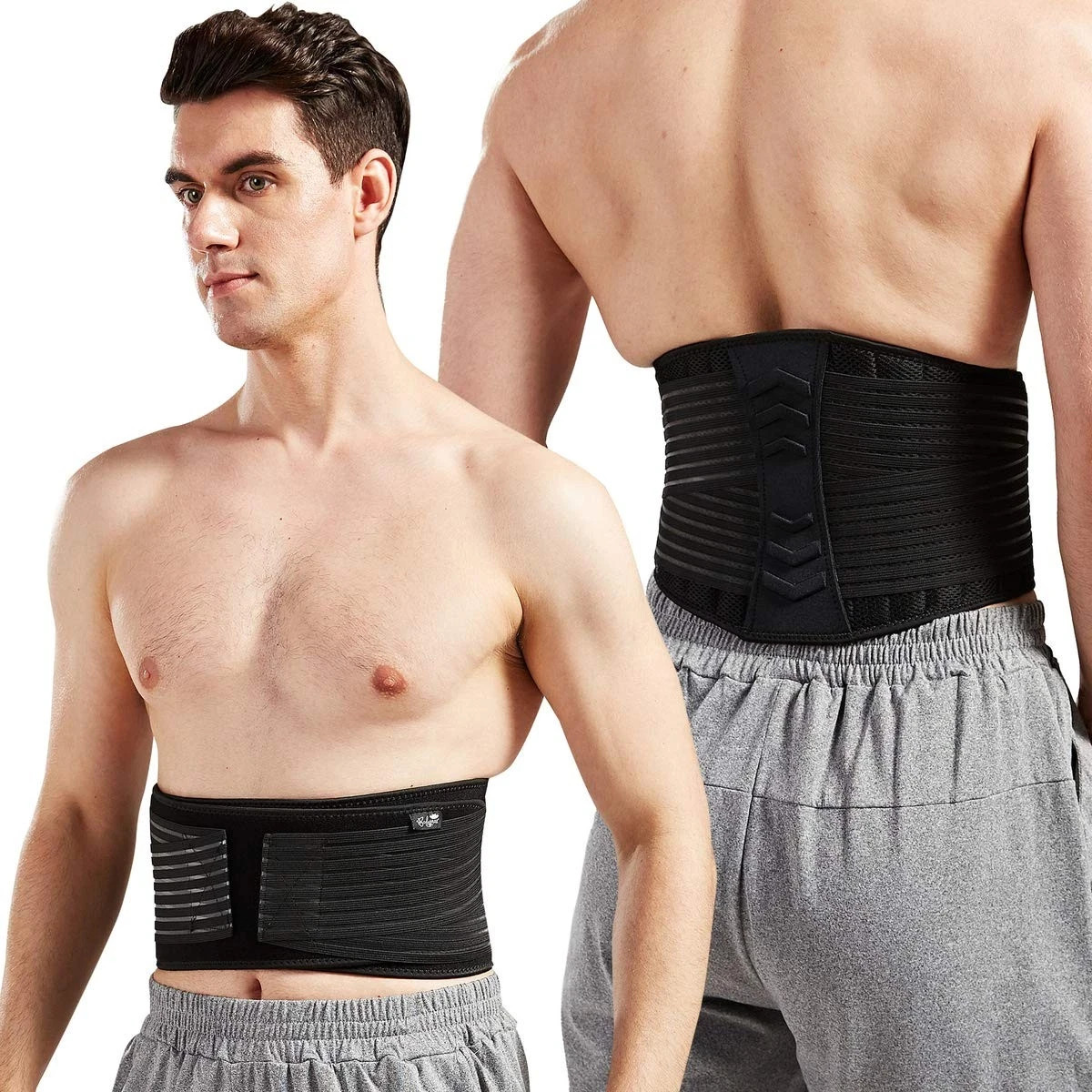 Lumbar Support Back Brace for Men and Women (Plus Size 50″ – 70″)
