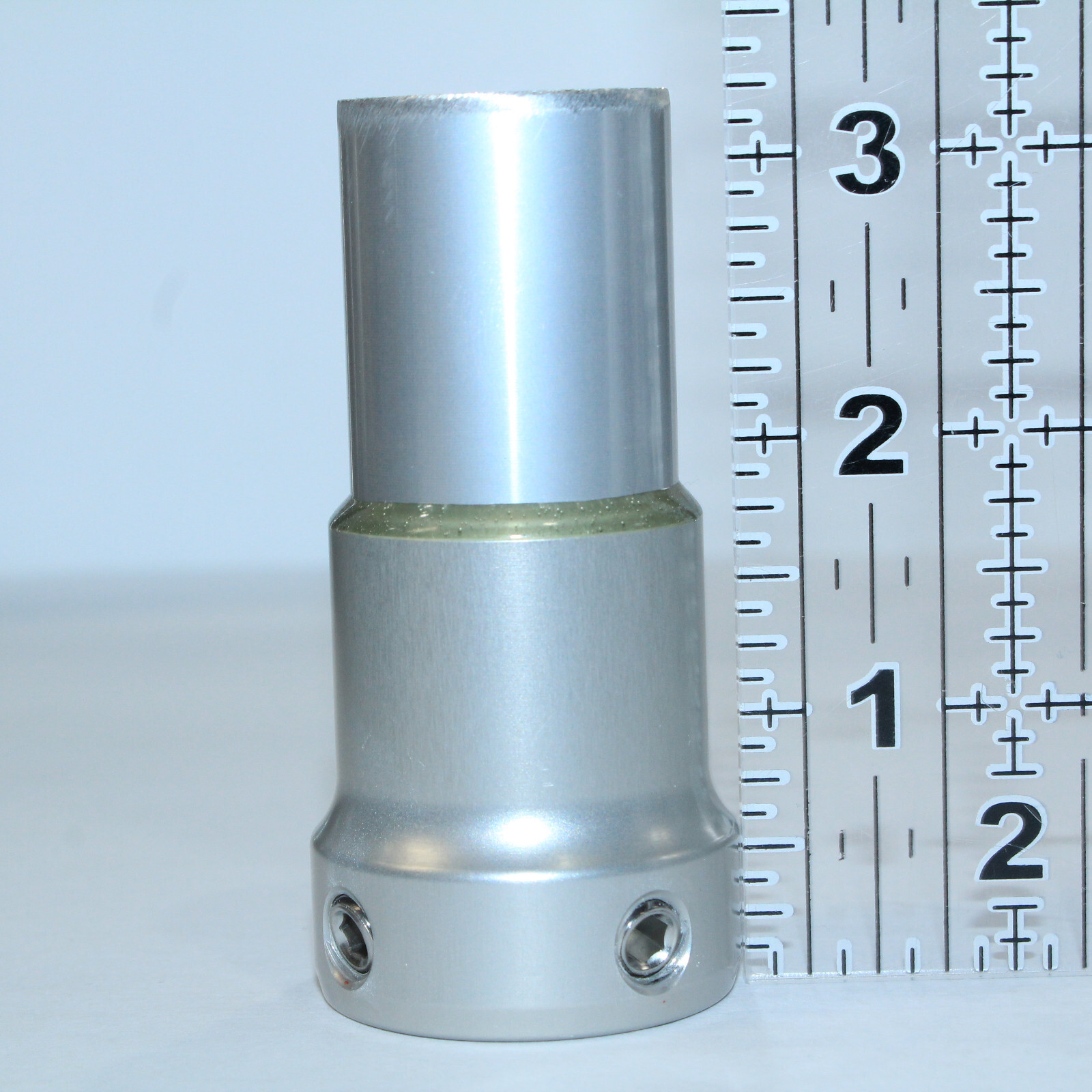 OTTOBOCK 2R50 ALUMINUM SHORT PYLON TUBE CLAMP ADAPTER BELOW KNEE / L = 3.25″