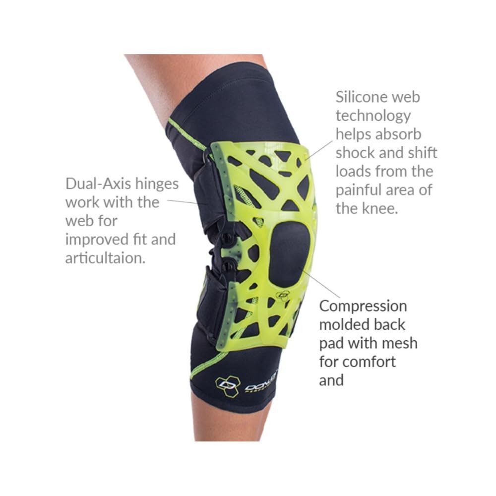 DonJoy Performance WEBTECH Knee Support Brace for Men and Women | Knee Pain R…