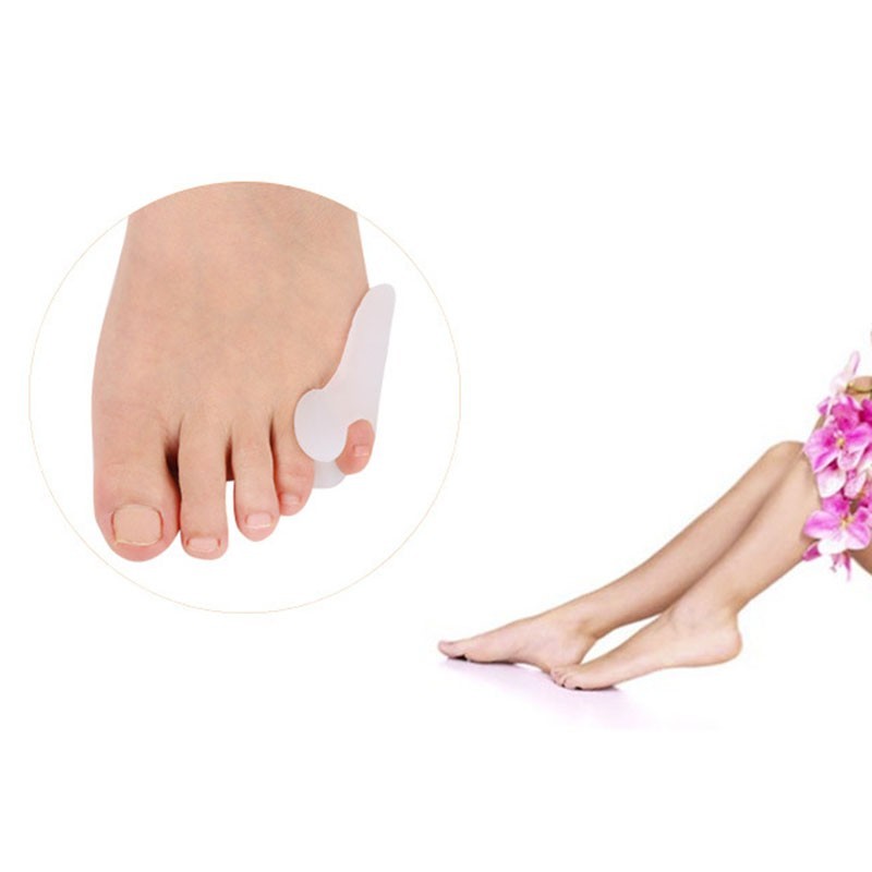 2x Little Toe Straightener Separator Valgus-Splint Guard Corrector Relief SEBS