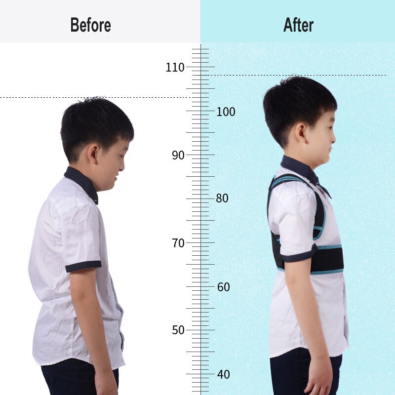 Adjustable Children Posture Corrector Back Support Belt Spine Back Lumbar Braces